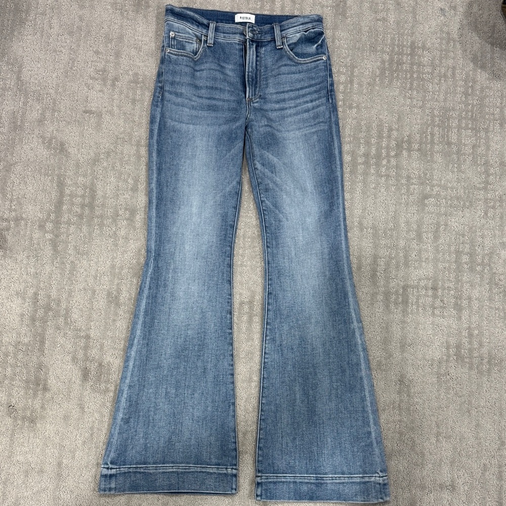 NWOT Pistola Light Blue Flare Jeans 27